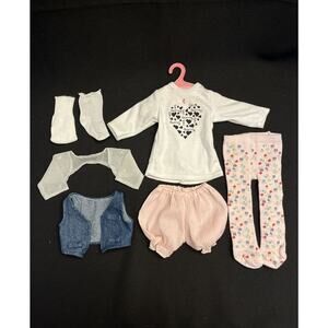 Journey Girl Etc For 18” Doll Top, Tights, Socks, Romper, Coverups American Girl